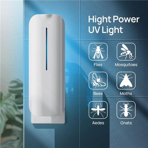 Bug Zapper, Mosquito Zapper - Silent Insect Killer for Home & Office, 375 Sq.ft - Picture 2 of 7